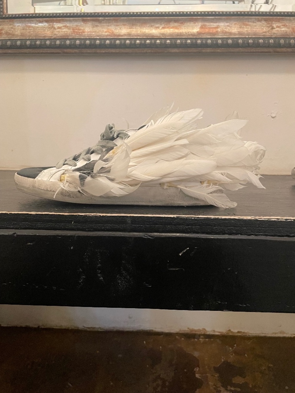 Golden Goose Feather Shoe